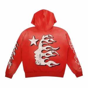 Red Hell Star Trap hoodie